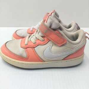 Nike Pink and White Sneakers Retro Design